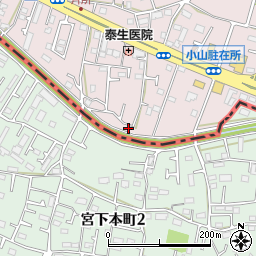 東京都町田市小山町2464周辺の地図