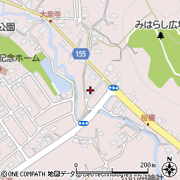 東京都町田市下小山田町195周辺の地図