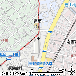 東京都大田区雪谷大塚町2-2周辺の地図
