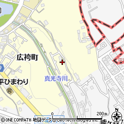 東京都町田市広袴町104周辺の地図