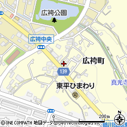 東京都町田市広袴町565周辺の地図