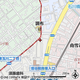東京都大田区雪谷大塚町2-19周辺の地図