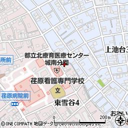 東京都大田区東雪谷4丁目6周辺の地図