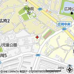 東京都町田市広袴町670周辺の地図