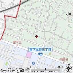 神奈川県相模原市中央区宮下本町3丁目36-26周辺の地図