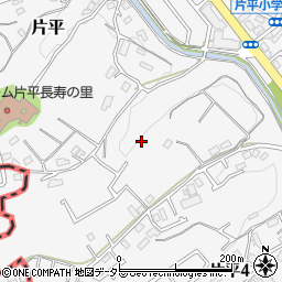 神奈川県川崎市麻生区片平1992周辺の地図
