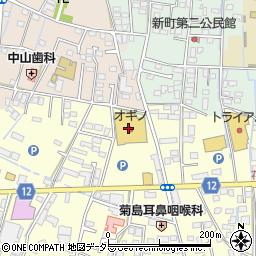 オギノ田富店周辺の地図