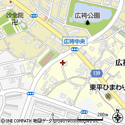 東京都町田市広袴町660周辺の地図