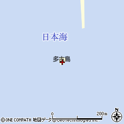 多古島周辺の地図