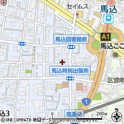 東京都大田区中馬込2丁目20-9周辺の地図