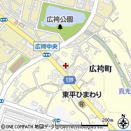 東京都町田市広袴町600周辺の地図