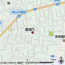 神奈川県相模原市緑区原宿5丁目周辺の地図