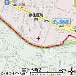 東京都町田市小山町2463-1周辺の地図