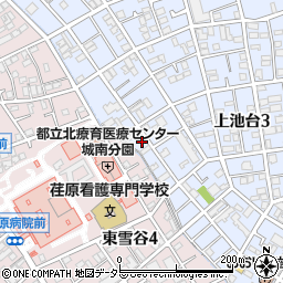 東京都大田区上池台3丁目40-4周辺の地図