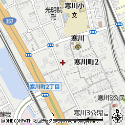 千葉県千葉市中央区寒川町周辺の地図
