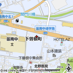 デイリーヤマザキ甲府南インター店周辺の地図