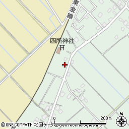 千葉県山武市島605周辺の地図