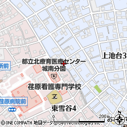 東京都大田区上池台3丁目40-2周辺の地図