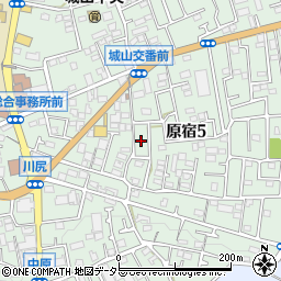神奈川県相模原市緑区原宿5丁目24周辺の地図