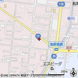 山梨県南アルプス市藤田2541周辺の地図