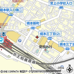 リパーク橋本３丁目第４駐車場周辺の地図