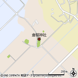 倉稲神社周辺の地図