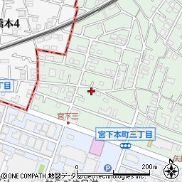 神奈川県相模原市中央区宮下本町3丁目36-20周辺の地図