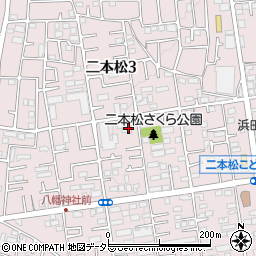 神奈川県相模原市緑区二本松3丁目16-1周辺の地図