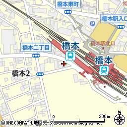 パークジャパン橋本第１駐車場周辺の地図