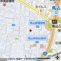 東京都大田区中馬込2丁目20-14周辺の地図