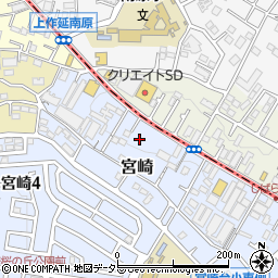 神奈川県川崎市宮前区宮崎662周辺の地図