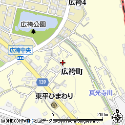 東京都町田市広袴町534周辺の地図