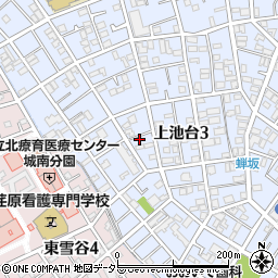 東京都大田区上池台3丁目31-9周辺の地図