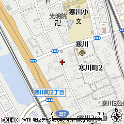 寒川クリーニング店周辺の地図