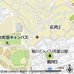 ドミール鶴川周辺の地図