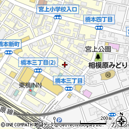 神奈川県相模原市緑区橋本3丁目5周辺の地図