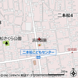 二本松さつき周辺の地図