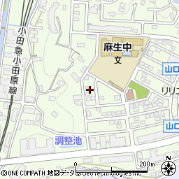 神奈川県川崎市麻生区上麻生4丁目24周辺の地図