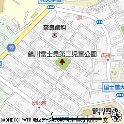 鶴川富士見第2児童公園周辺の地図