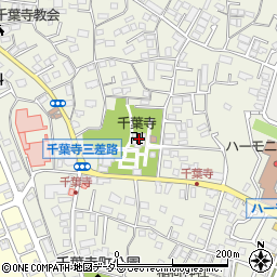 千葉寺周辺の地図