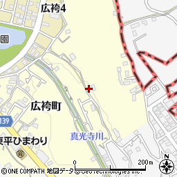 東京都町田市広袴町468周辺の地図