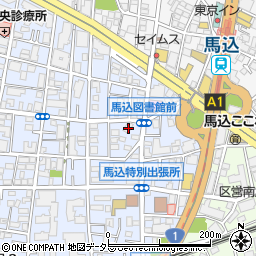 東京都大田区中馬込2丁目20-5周辺の地図