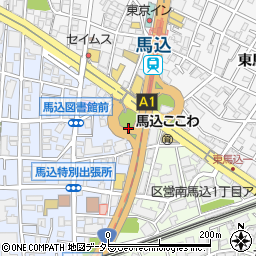 東京都大田区中馬込2丁目26周辺の地図