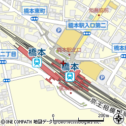 三代目鳥メロ JR橋本店周辺の地図