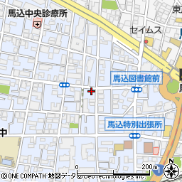 東京都大田区中馬込2丁目11-2周辺の地図