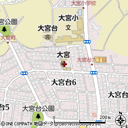 大宮周辺の地図