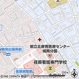 東京都大田区東雪谷4丁目1周辺の地図
