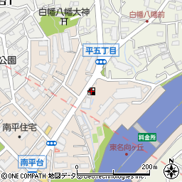 ａｐｏｌｌｏｓｔａｔｉｏｎセルフ南平台ＳＳ周辺の地図