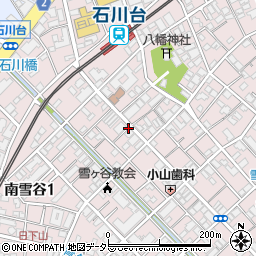 エスニック レストラン ハヌマン 石川台店周辺の地図