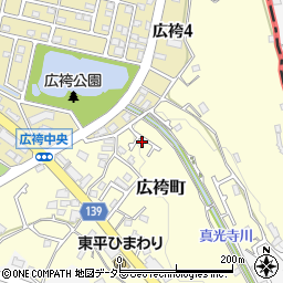 東京都町田市広袴町49周辺の地図